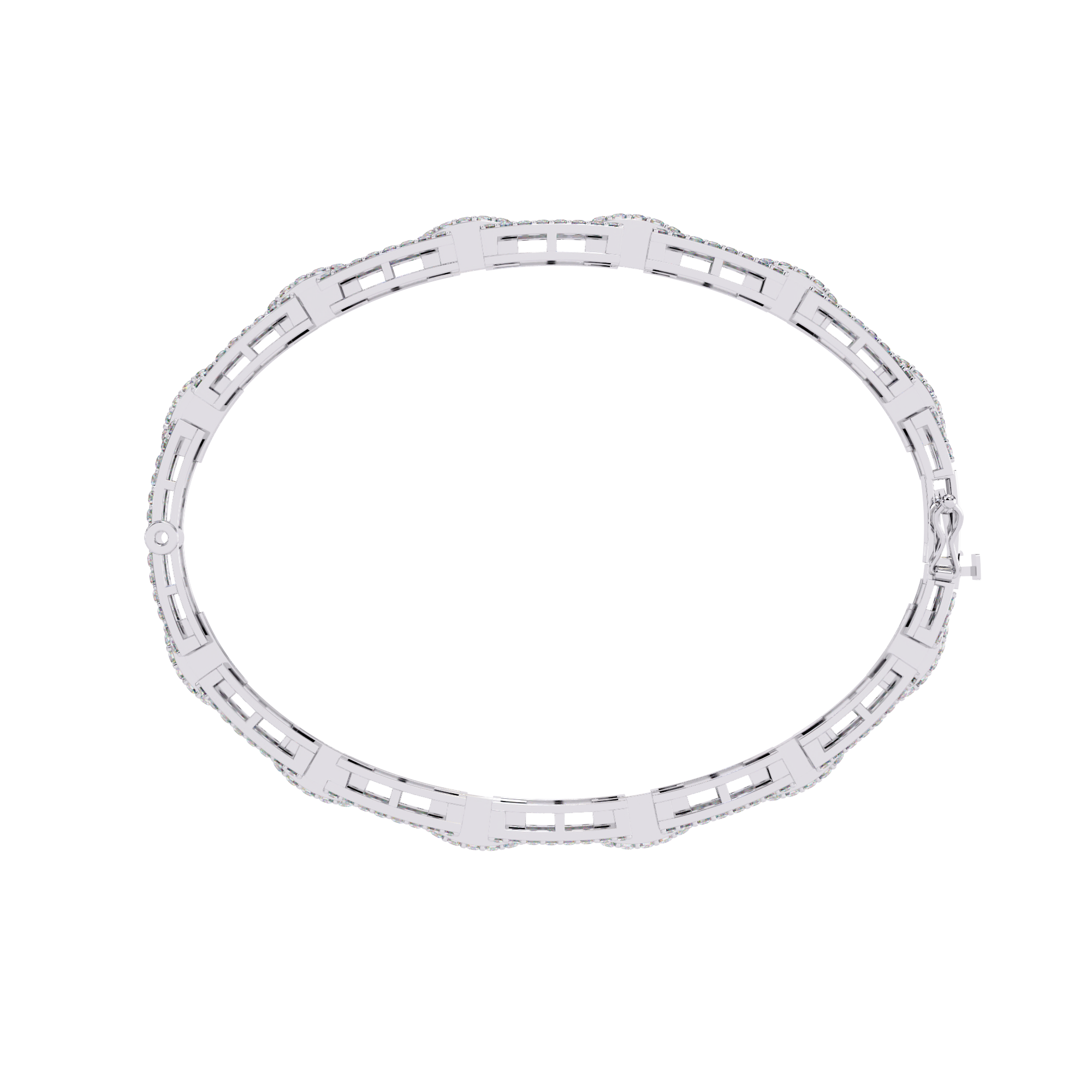 Solitairekart 2.31 Carat Lab Grown Diamond Bracelet
